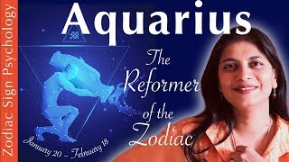 Aquarius zodiac sign personality psychology love work [upl. by Niamjneb]