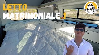 COME TRASFORMARE IL SEDILE IN UN LETTO MATRIMONIALE NEL TUO CAMPERVAN PANAMA P10 [upl. by Aikel]