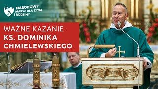 ROZWÓD małżeństwa jest wstrząsem dla Serca Boga Mocne kazanie ks Chmielewskiego [upl. by Ahsoik]