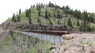 K36 487 Eastbound over Cascade Trestle on the CampTSR [upl. by Indihar]