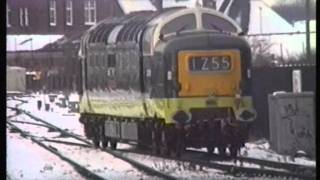 Class 55 Deltic D9000 Royal Scots Grey at Hull 2nd January 1997 [upl. by Senalda]