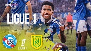 Strasbourg vs Nantes  Ligue 1 HIGHLIGHTS  102724  beIN SPORTS USA [upl. by Ecnedac]