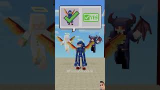 Do you want shin sonic to choose angel or devil minecraft animation challenge [upl. by Selokcin]