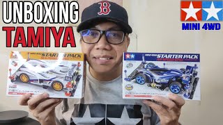 Unboxing Tamiya Mini 4wd Starter Pack [upl. by Nobel637]