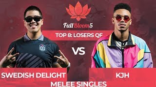 Swedish Delight vs KJH  Melee Singles Top 8 Losers Quarterfinal  Full Bloom 5 [upl. by Nonnerb243]