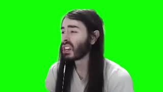 MoistCrit1kal Getting Scared Green Screen Meme 4K  Free to use [upl. by Dranrev227]