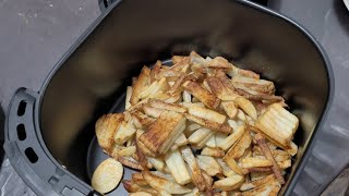 Cómo hacer papas fritas en freidora de aire Gourmia 67 litros Costco 🍟 Receta papas en gajo [upl. by Endor]