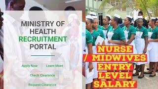 Recruitment of 15200 Nurses and Midwives Check Entry level Salaries and Process [upl. by Nawud57]