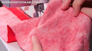 How To Create A Flatlock Stitch Serger  Overlock Machine [upl. by Sib]