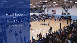 Hilliard Bradley vs Hilliard Darby  January 11 2019  Game Highlight Film [upl. by Rosenquist]