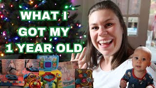 1 YEAR OLD GIFT IDEAS  BIRTHDAY amp CHRISTMAS  CHRISTMAS GIFT IDEAS FOR 1 YEAR OLD [upl. by Hecker]