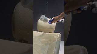 Reviving Luxury Car Seat Leather Restoration at Anton Detailing Shorts [upl. by Yendys]