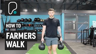 How To Do A Farmers Walk Farmers Carry [upl. by Leddy]