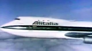 Alitalia Boeing 747 Commercial  1979 [upl. by Leahkim]