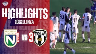 Calcio Eccellenza  Nuorese Calcio 1930Polisportiva Ossese 13 Highlights [upl. by Noirda]