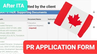 Express Entry PR Application File Submission  After ITA  Permanent Residence [upl. by Laurance317]