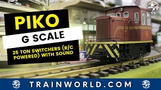 G Scale PIKO 25 Ton Switcher RC with Sound [upl. by Eki]