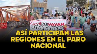 Regiones del Norte Centro y Sur se unen al paro nacional contra el gobierno y la inseguridad [upl. by Kermie40]