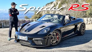 Essai Porsche 718 Spyder RS  Le Bouquet Final 😍 [upl. by Ayiak335]