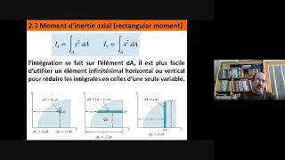 Cours  Caractéristiques Géométriques  Part 3 Moments dinertie axial polaire et centrifuge [upl. by Laresa]