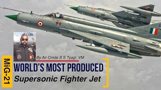 World’s Most Produced Supersonic Fighter Jet MiG21 [upl. by Brier]