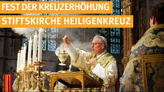 Festgottesdienst zum Fest Kreuzerhöhung aus der Stiftskirche im Stift Heiligenkreuz  15092024 [upl. by Philemol]