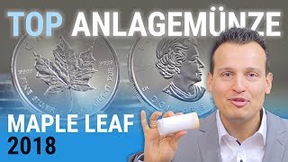 Maple Leaf 2018 🍁 1 Unze Silbermünze 🍁 Top Anlagemünze [upl. by Nayhr479]