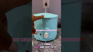 My mini deep fryer review ‼️🤌🏽 myminideepfryer youtubeshorts fryerrecipes amazon walmart [upl. by Arodaeht]