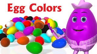 Learn Colors for children  Learning Colors For Kids Toddlers  3D Surprise Eggs Colour Songs [upl. by Valma779]