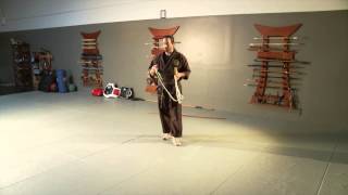 Ninja Weapons Kyoketsu Shoge 105 Ninjutsu Training [upl. by Rakia]