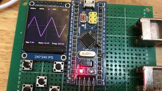 Test my tiny oscilloscope with AD9833 module [upl. by Naejarual523]