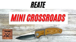 Reate Mini Crossroads Pocketknife Fablades Full Review [upl. by Dreeda]