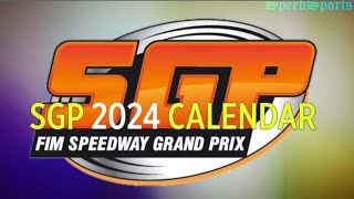 FIM SGP 2024 CALENDAR [upl. by Yllah]