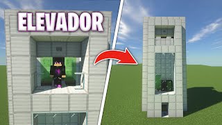 ¡CÓMO HACER un ASCENSORELEVADOR que FUNCIONA en MINECRAFT SIN MODS y FÁCIL 😱😍 Shorts Cortos [upl. by Spillihp486]