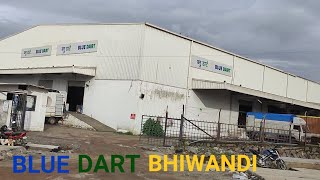 Blue dart warehouse bhiwandi  Blue dart courier company warehouse nashik highway bhiwandi [upl. by Wardle509]