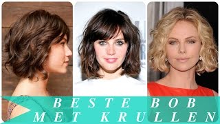 Beste bob met krullen [upl. by Tarra]