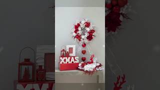 NAVIDAD EN COLOR ROJO amp BLANCO  IDEAS HERMOSAS  COMBINACIONES  ADORNOS christmas xmas trending [upl. by Nolte381]