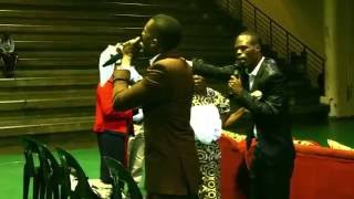 Prophet Passion Preaching and Prophesying in Tongues and his Son intepreting [upl. by Sinnoda]