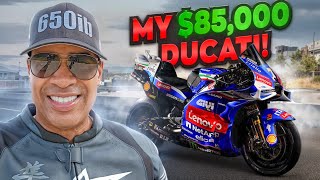 RIDING MY 1600CC HAYABUSA TO BUY A 85000 MOTOGP DUCATI [upl. by Burta]