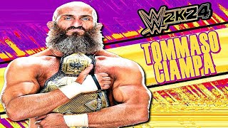 WWE 2K24  Tommaso Ciampa Signatures and Finishers [upl. by Ahseela]