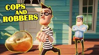 COPS AND ROBBERS HELLO NEIGHBOR  Hello Neighbor Mod [upl. by Griffith521]