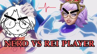 nerd vs HER IRL FRIEND skit [upl. by Domel]