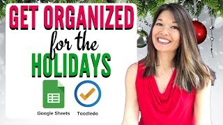 Get Organized for the Holidays with Toodledo and Google Sheets [upl. by Yecniuq381]