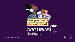 Live your best student life at The Waterways Nottingham Brand new for 2024 [upl. by Farrica]