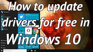 How to easily update your drivers for free in windows 10 [upl. by Asila]