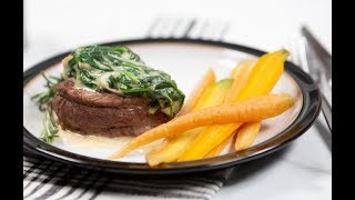 Médaillon de filet mignon de bœuf à l’huile ail et romarin [upl. by Ahsemak]