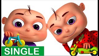 Zool Babies Making Toy Vehicles Singles  Five Little Babies  Nursery Rhymes amp Kids Songs [upl. by Lletnahc]