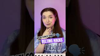 Belt Like a Pro Belting Hacks from a Vocal Coach belting vocalcoach [upl. by Dorej]