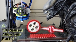 Alien Xenomorph Cosplay 1  Hybrid Prints with Lulzbot TAZ  James Bruton [upl. by Bourke]