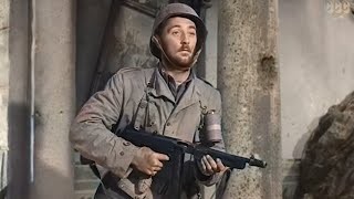 Action War  Story of GI Joe 1945  Robert Mitchum  Colorized movie  subtitles [upl. by Rehpretsirhc8]